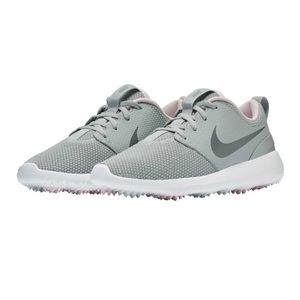 Nike women’s Roshe G golf shoes - white/grey/pink